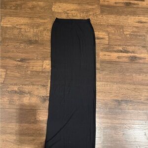 SKIMS Classic Black Maxi Skirt Soft Lounge